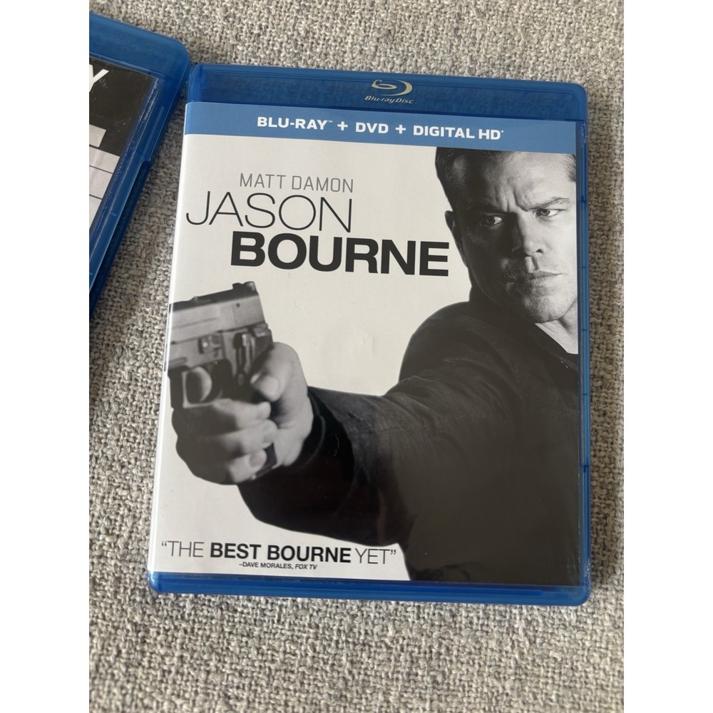 Set of 2 The Bourne Legacy Blu-ray Rental Edition & Jason Bourne Disc Matt Damon - Picture 3 of 9